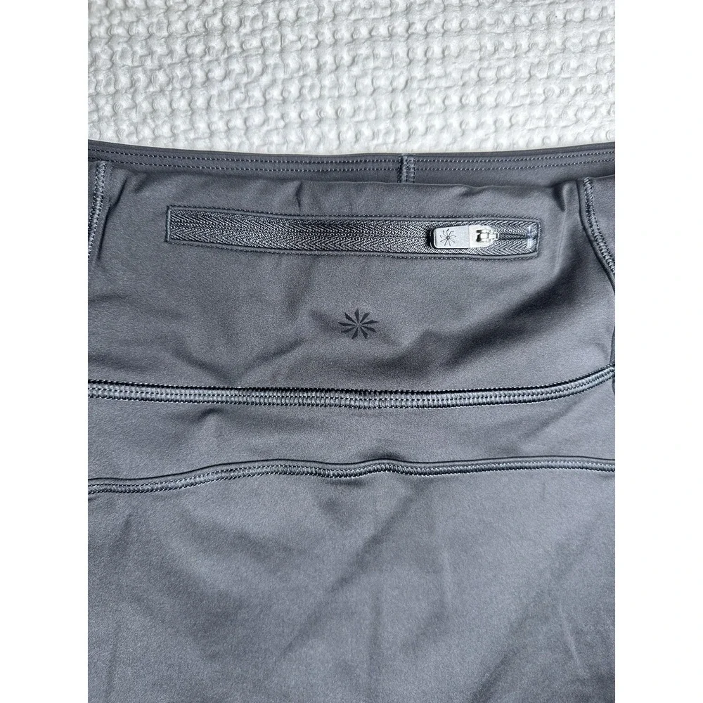 Athleta Girl Ace Skort Black Athletic Tennis Golf Skirt Built In Shorts XXL 16